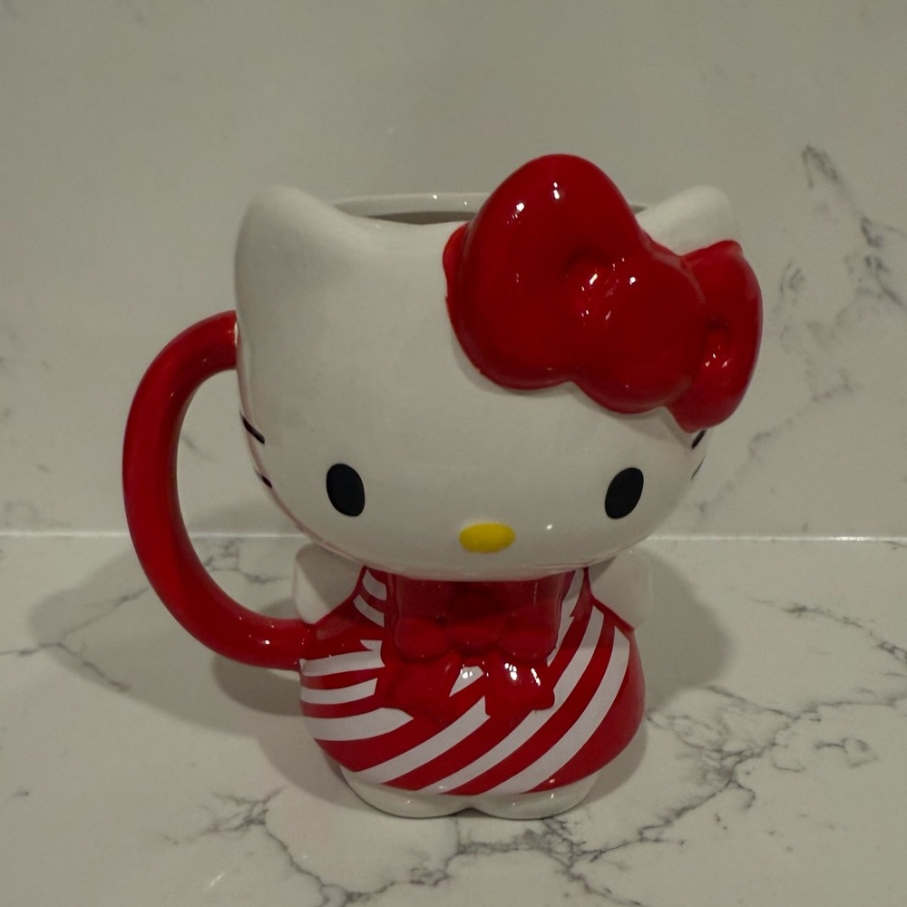Hello Kitty Candy Cane Mug